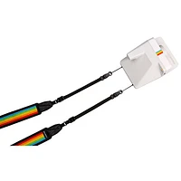 Polaroid Flat Camera Strap for Now/OneStep+/OneStep 2 - Black/Rainbow