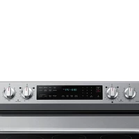 Samsung 30" 6.3 Cu. Ft. True Convection Electric Air Fry Range (NE63A6711SS) - Stainless