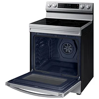 Samsung 30" 6.3 Cu. Ft. True Convection Electric Air Fry Range (NE63A6711SS) - Stainless