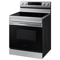 Samsung 30" 6.3 Cu. Ft. Freestanding Electric Range (NE63A6111SS) - Stainless Steel