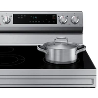 Samsung 30" 6.3 Cu. Ft. Freestanding Electric Range (NE63A6111SS) - Stainless Steel