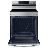 Samsung 30" 6.3 Cu. Ft. Freestanding Electric Range (NE63A6111SS) - Stainless Steel