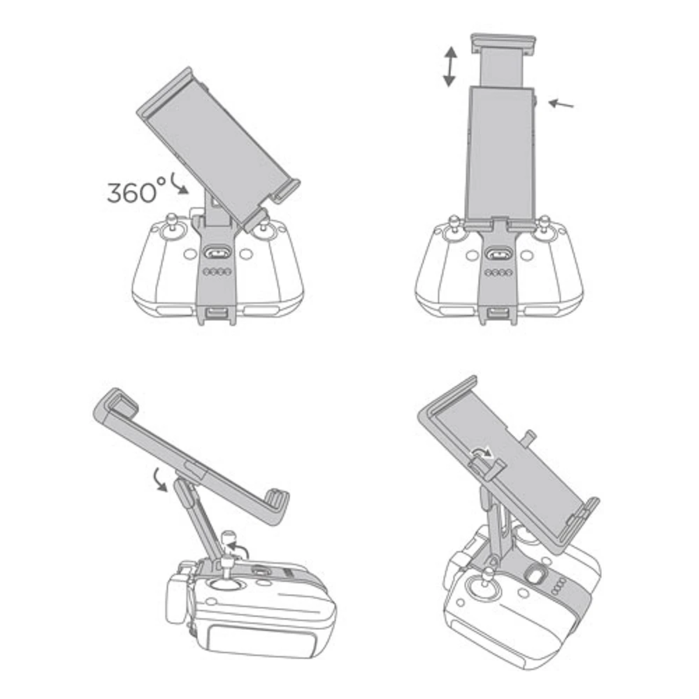 Porte-tablette de VCUTECH pour Mini 2/Mavic Air 2
