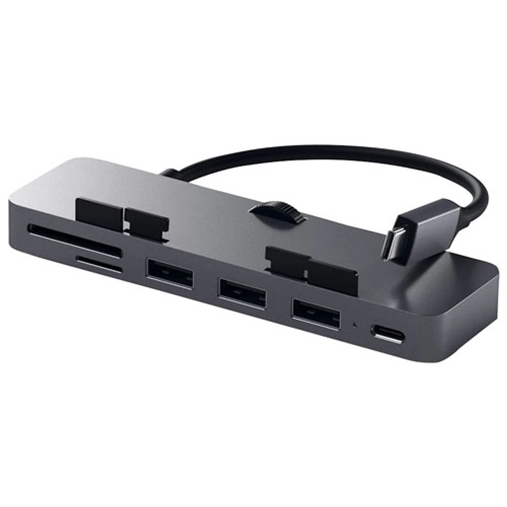 Concentrateur USB-C à 6 ports avec pince pour iMac/iMac Pro (2017) (ST-TCIMHM) - Gris cosmique