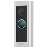 Ring Wi-Fi Video Wired Doorbell Pro - Satin Nickel