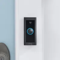 Ring Wired Wi-Fi Video Doorbell - Black