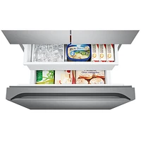 Samsung 33" 17.5 Cu. Ft. Counter-Depth French Door Refrigerator with Ice Dispenser (RF18A5101SR) - SS
