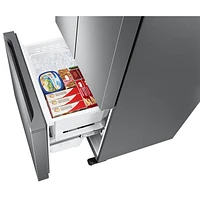 Samsung 33" 17.5 Cu. Ft. Counter-Depth French Door Refrigerator with Ice Dispenser (RF18A5101SR) - SS