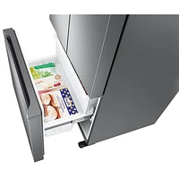Samsung 33" 17.5 Cu. Ft. Counter-Depth French Door Refrigerator with Ice Dispenser (RF18A5101SR) - SS