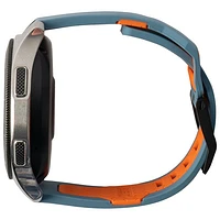 Bracelet en silicone de 46 mm Civilian d'UAG pour Galaxy Watch de Samsung - Ardoise/orange