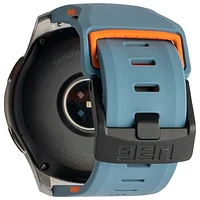 Bracelet en silicone de 46 mm Civilian d'UAG pour Galaxy Watch de Samsung - Ardoise/orange