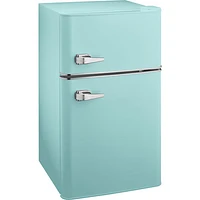 Insignia 3.1 Cu. Ft. Retro Bar Fridge w/Top Freezer (NS-CFR32MT1) - Mint - Only at Best Buy