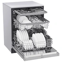 Lave-vaisselle encastrable 24 po 48 dB avec troisième panier de LG (LDFN4542S) - Inox