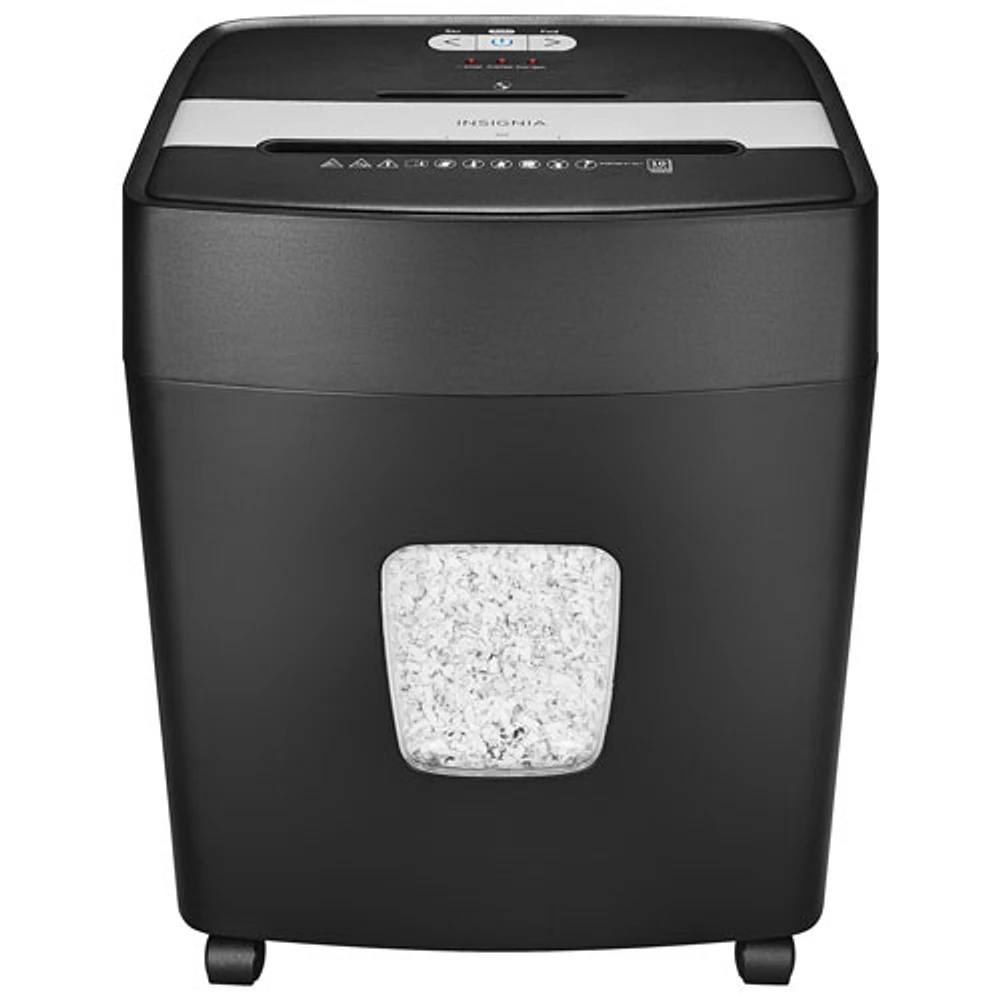 Insignia 10-Sheet Micro-Cut Shredder (NS-S10MCBK2-C)