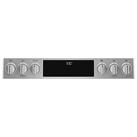 GE Profile 30" 5.7 Cu. Ft. True Convection Slide-In Gas Air Fry Range (PC2S930YPFS) - Stainless