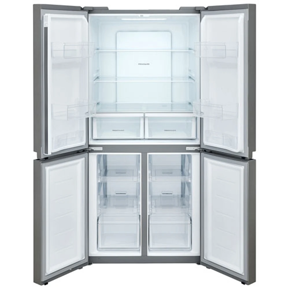Réfrigérateur à deux portes de 33 po et 17,4 pi³ de Frigidaire (FRQG1721AV) - Acier brossé