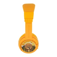 Casque d'écoute Bluetooth à isolation sonore PLAY+ (Plus) de BuddyPhones - Jaune soleil