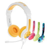 Casque d'écoute School+ (Plus) de BuddyPhones - Jaune