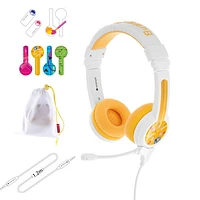 Casque d'écoute School+ (Plus) de BuddyPhones - Jaune
