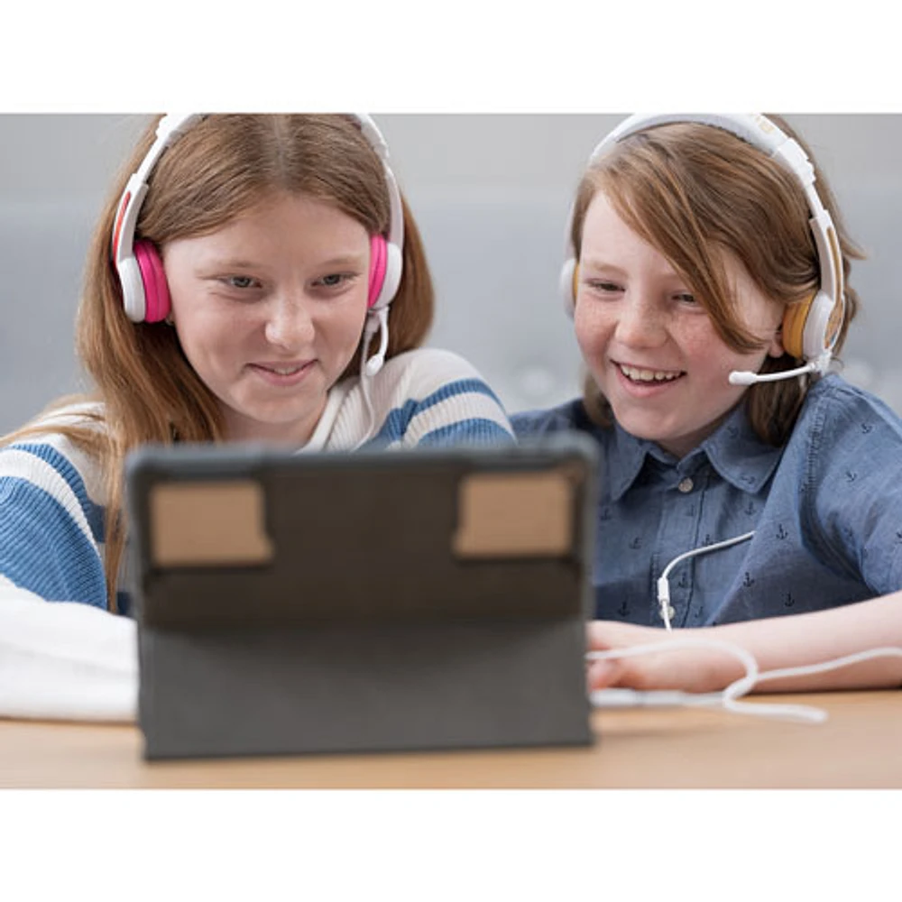 Casque d'écoute School+ (Plus) de BuddyPhones - Jaune
