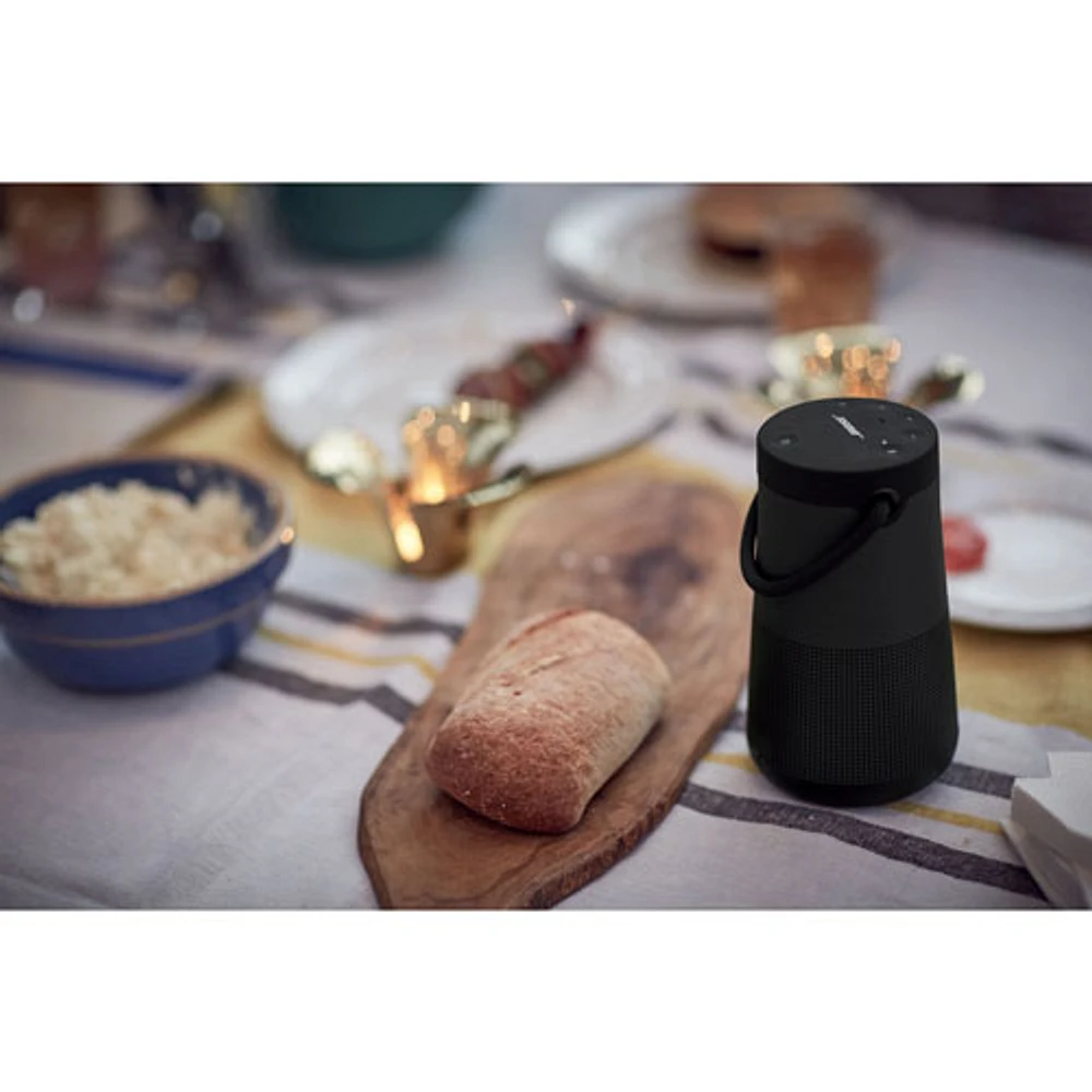 HP Bluetooth sans fil résistant aux éclaboussures SoundLink Revolve+ II de Bose - Triple noir