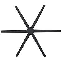 Ventilateur de plafond de 100 po Widespan de Westinghouse - Noir