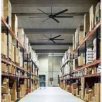 Ventilateur de plafond de 100 po Widespan de Westinghouse - Noir