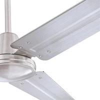 Westinghouse Jax Industrial-Style 56" Indoor Ceiling Fan – Brushed Nickel