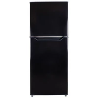 Danby 24" 10.1 Cu. Ft. Top Freezer Refrigerator with LED Lighting (DFF101B1BDB) - Black