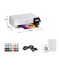 Epson EcoTank Photo ET- Wireless All-In-One Supertank Inkjet Printer