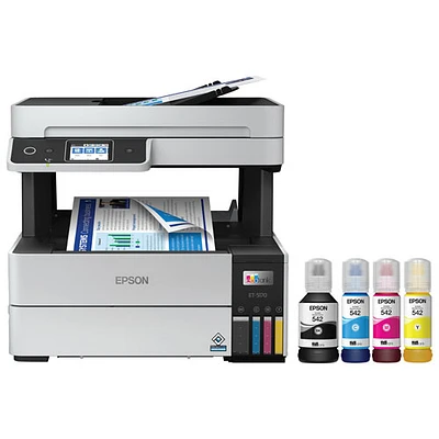 Imprimante à jet d'encre tout-en-un sans fil Supertank Pro ET-5170 EcoTank d'Epson