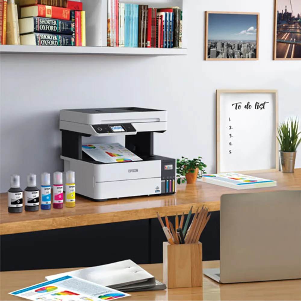 Imprimante à jet d'encre tout-en-un sans fil Supertank Pro ET-5170 EcoTank d'Epson