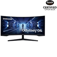 Boîte ouverte - Moniteur jeu FreeSync DEL incurvé AV WQHD GTG 1 ms 165 Hz 34 po Odyssey G5 Samsung - Noir