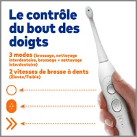 Brosse à dents électrique à hydropulseur Sonic-Fusion 2.0 de Waterpik (SF-03C010-1)