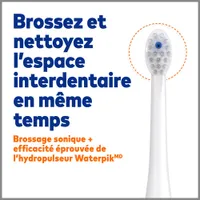 Brosse à dents électrique à hydropulseur Sonic-Fusion 2.0 de Waterpik (SF-03C010-1)
