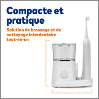 Brosse à dents électrique à hydropulseur Sonic-Fusion 2.0 de Waterpik (SF-03C010-1)