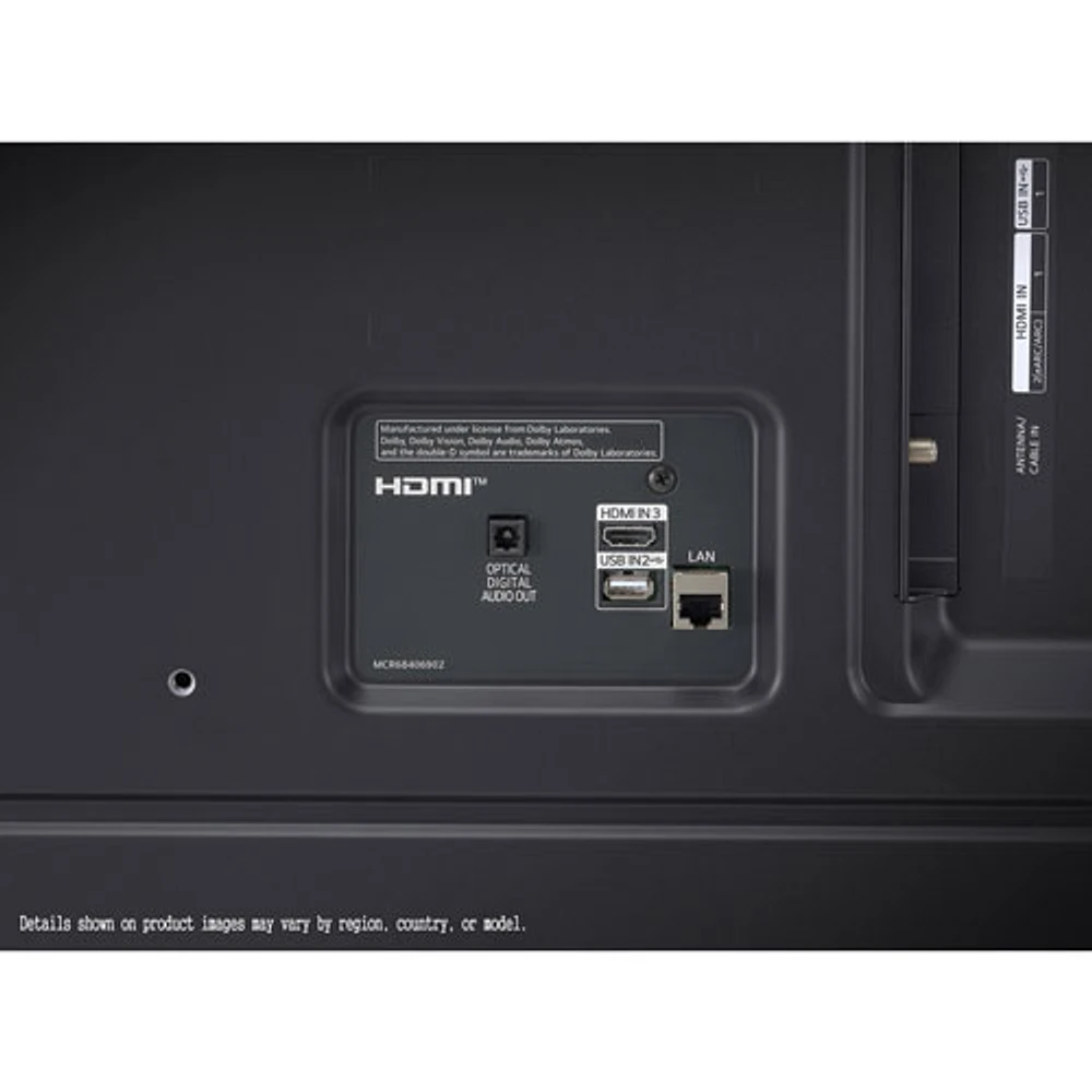 Téléviseur intelligent webOS HDR DEL UHD 4K de 65 po NanoCell de LG (65NANO75UPA) - 2021