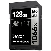Lexar Professional 1066x 128GB 160MB/s SDXC UHS-I Memory Card