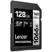 Lexar Professional 1066x 128GB 160MB/s SDXC UHS-I Memory Card