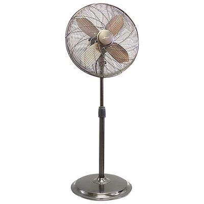 Ventilateur sur pied oscillant d'Ecohouzng - 16 po - Bronze