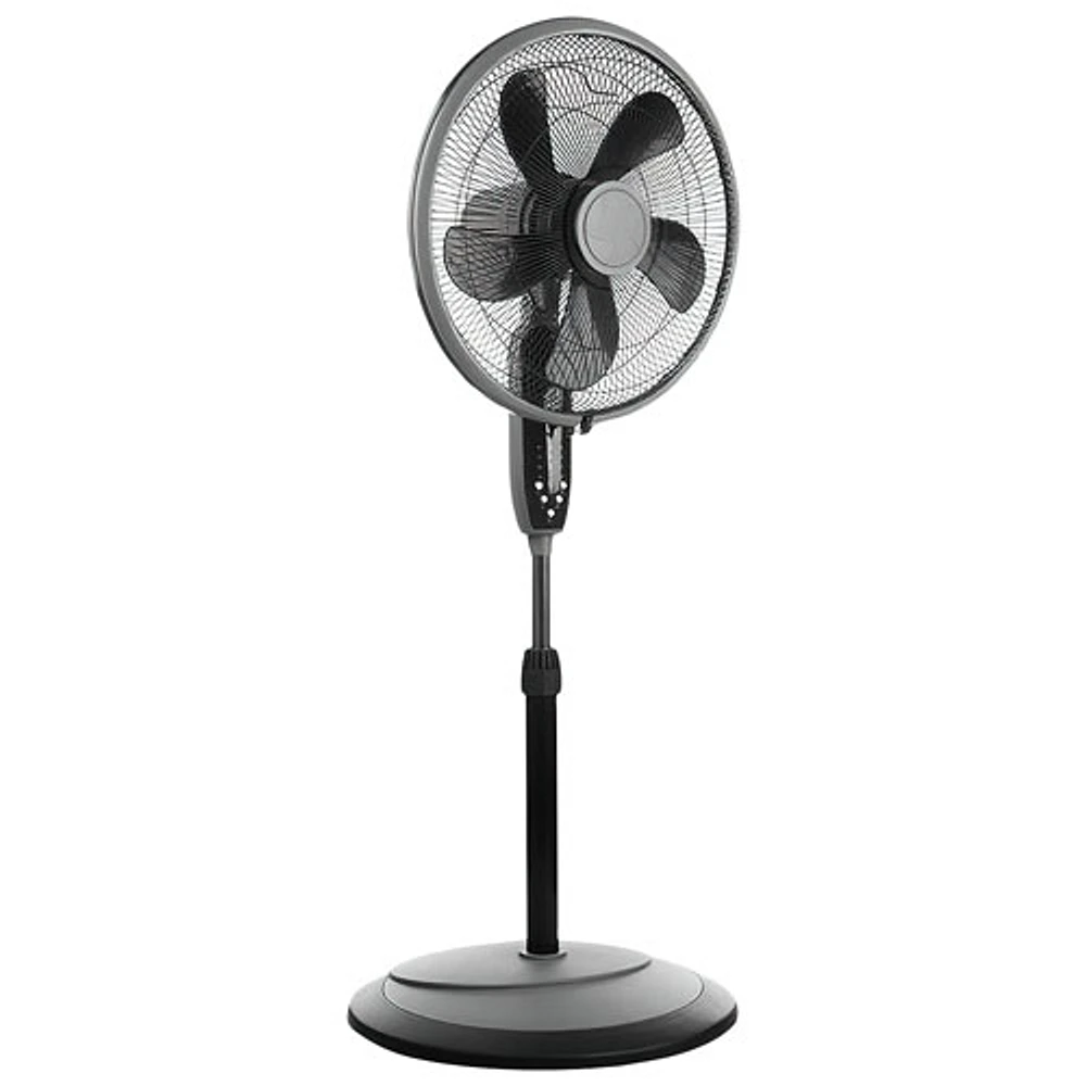 Ecohouzng Oscillating Pedestal Fan - 16" - Black