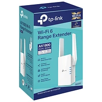 TP-Link Wireless AX1800 Dual-Band Wi-Fi 6 Range Extender (RE605X)
