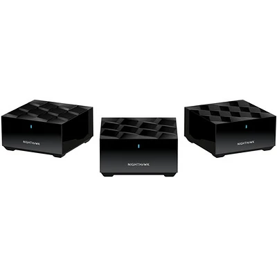 NETGEAR Nighthawk AX1800 Whole Home Mesh Wi-Fi 6 System (MK63S-100CNS) - 3 Pack - Only at Best Buy