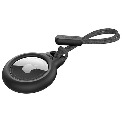 Étui avec courroie pour AirTag de Belkin - Noir