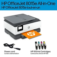 HP OfficeJet 8015e Wireless All-In-One Inkjet Printer - HP Instant Ink 6-Month Free Trial Included*