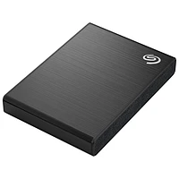 Seagate One Touch 1TB USB 3.2 External Solid State Drive (STKG1000400) - Black