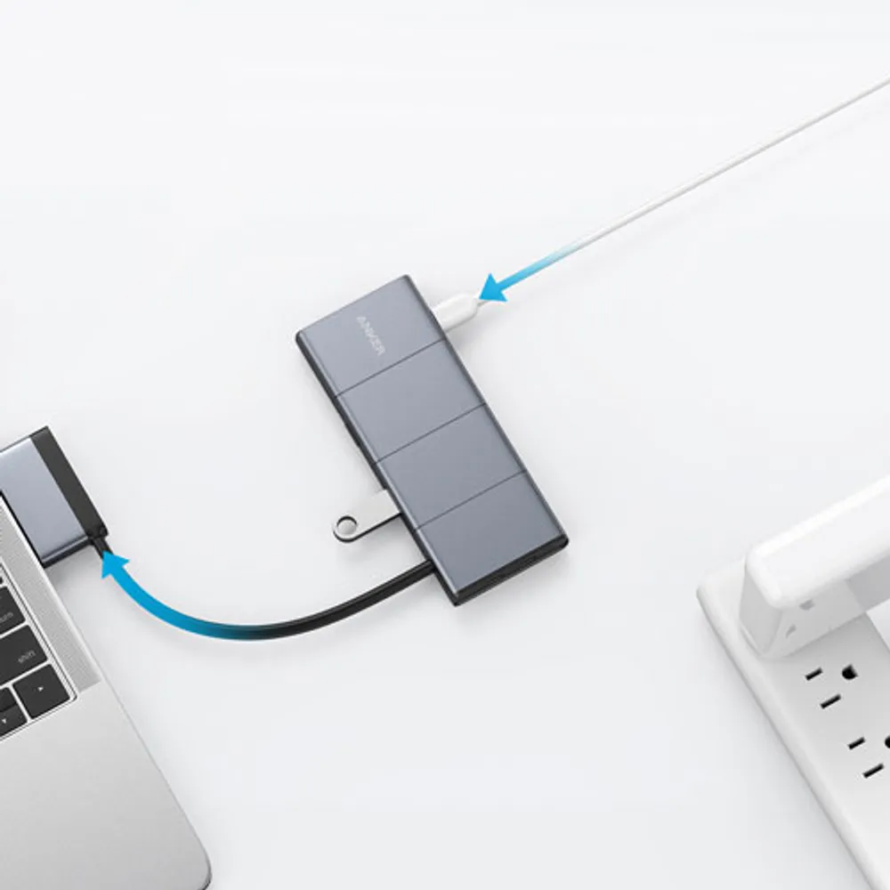 Concentrateur multimédia USB-C 9-en-2 PowerExpand d'Anker (A8384HA1-5)