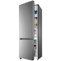 Insignia 24" 11.5 Cu. Ft. Bottom Freezer Refrigerator (NS-RBM11SS2-C) - Stainless steel