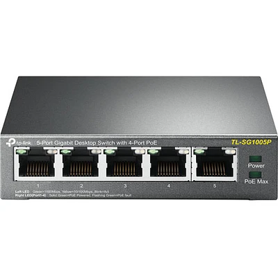 Commutateur Gigabit à 5 ports de TP-Link (TL-SG1005P)