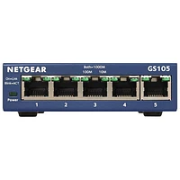 Commutateur réseau Gigabit à 5 ports de NETGEAR (GS105NA)